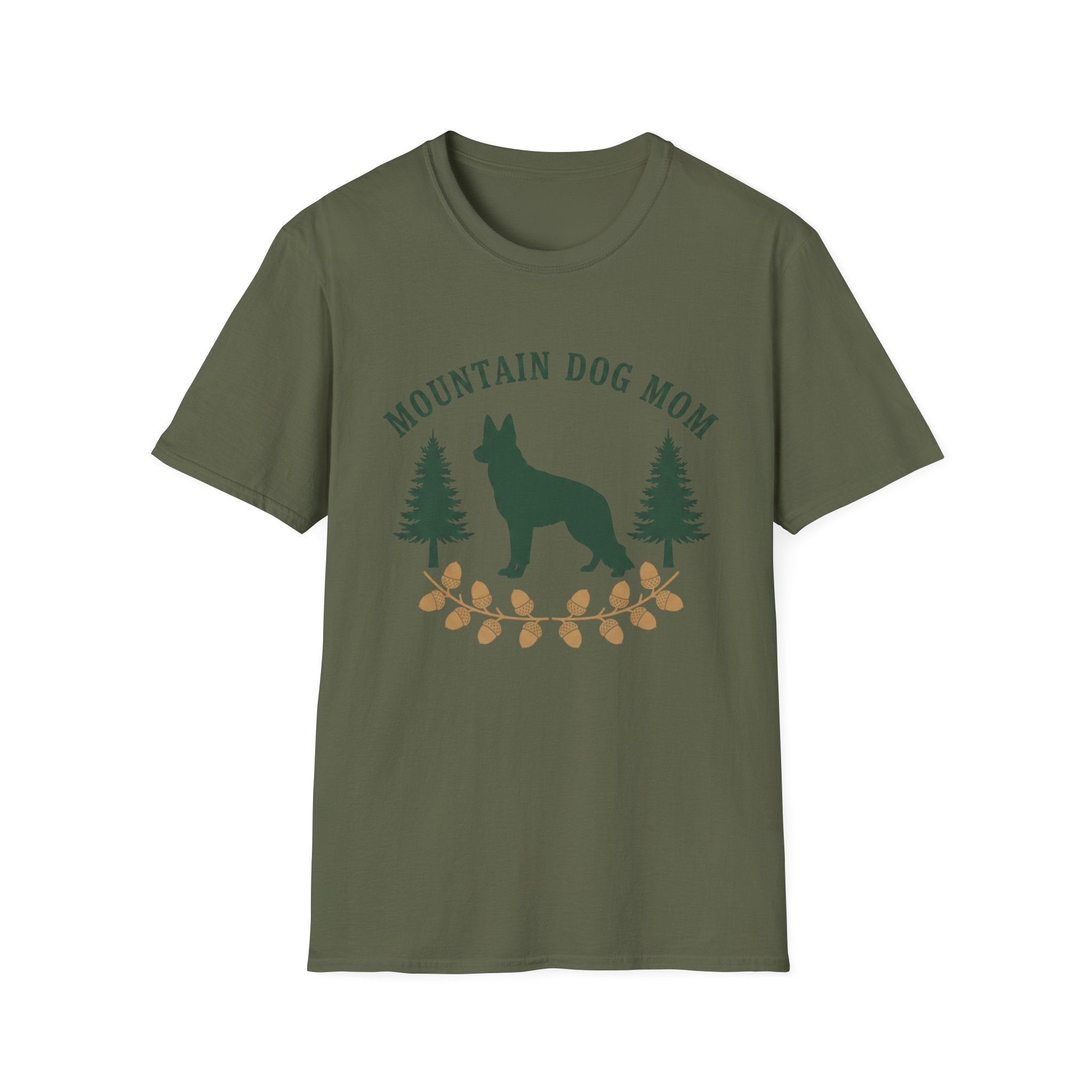 Mountain Dog Mom German Shepherd T-Shirt