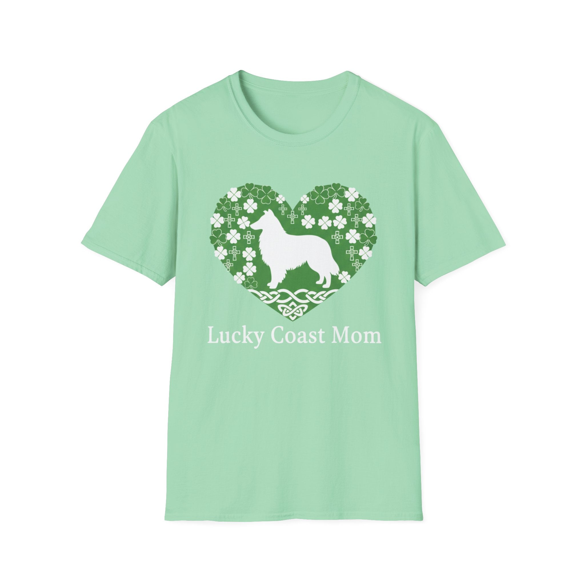 Lucky Coast Mom Sheltie T-Shirt