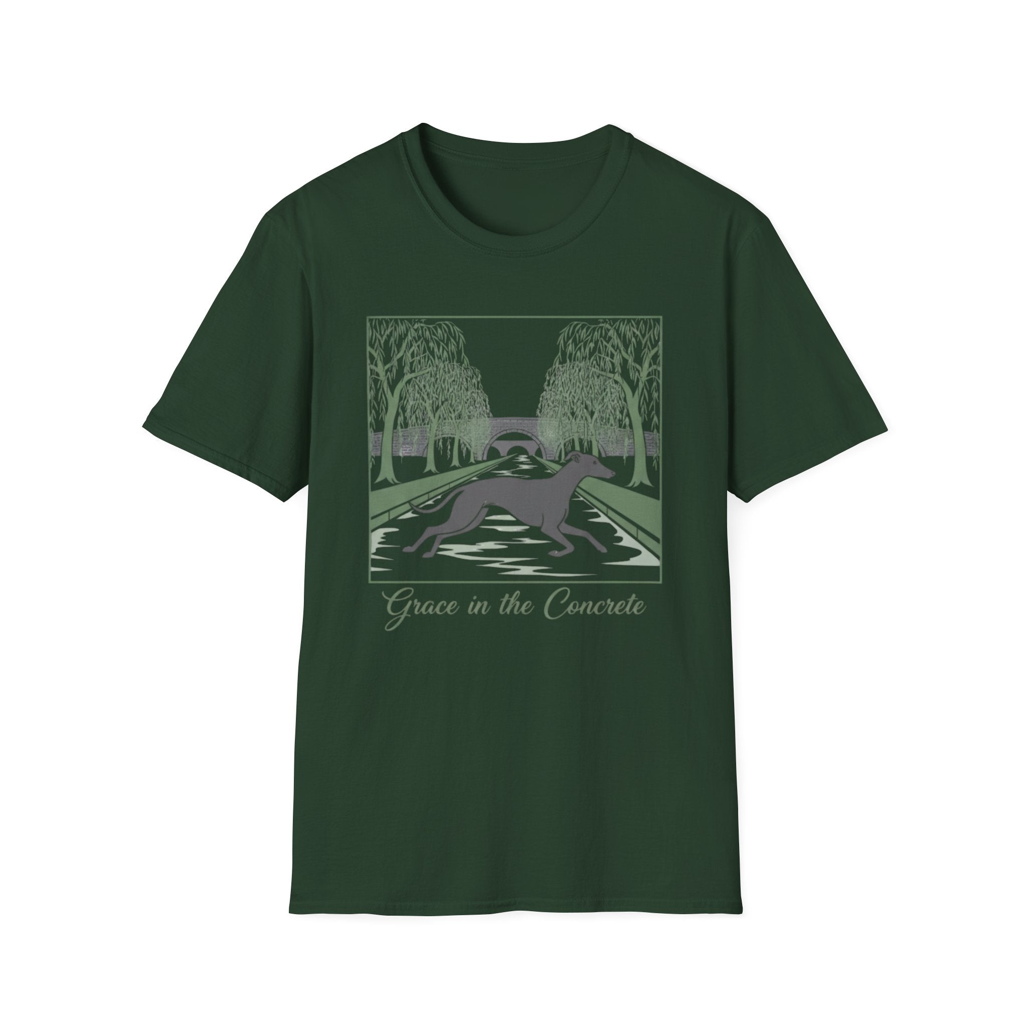 Grace In The Concrete Greyhound T-Shirt
