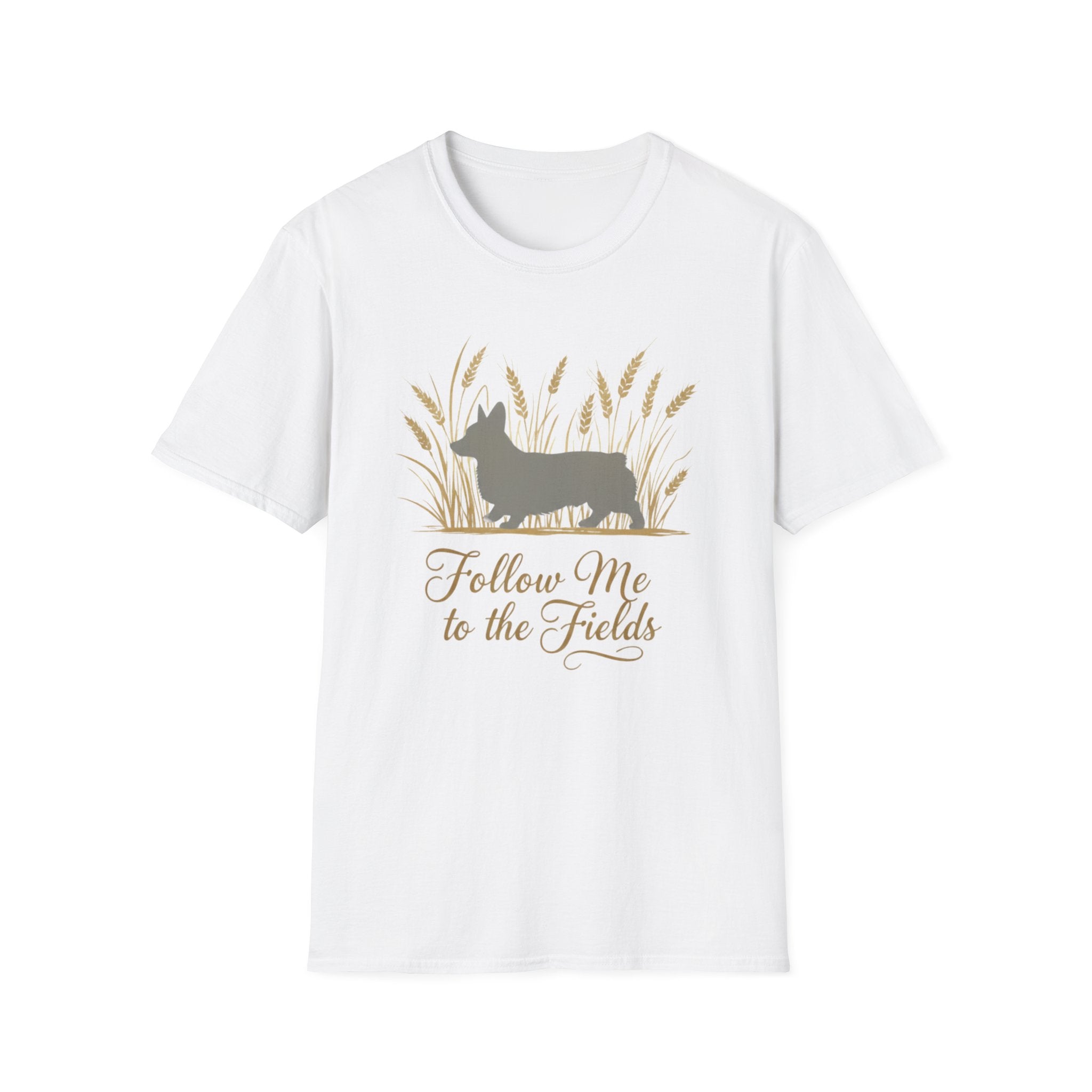 Follow Me To The Fields Corgi T-Shirt