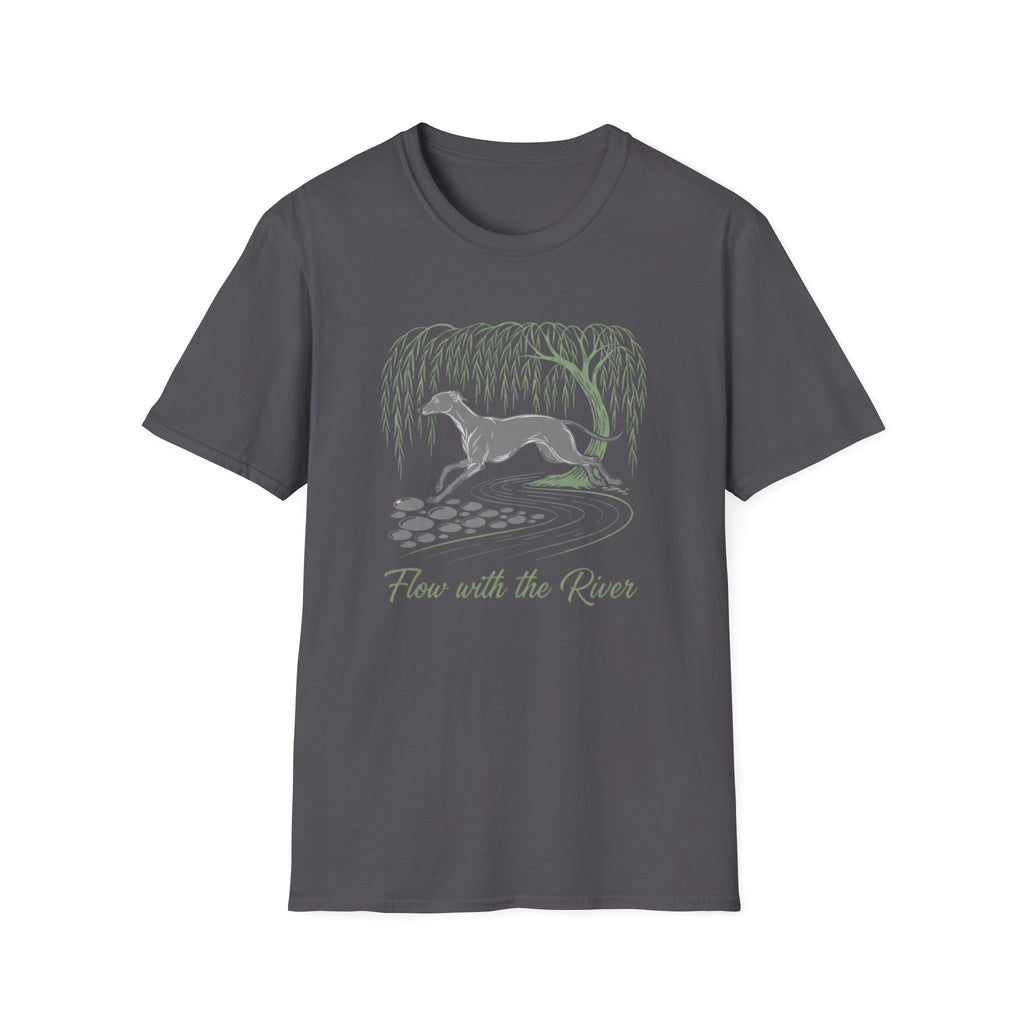 Flow With The River Greyhound T-Shirt