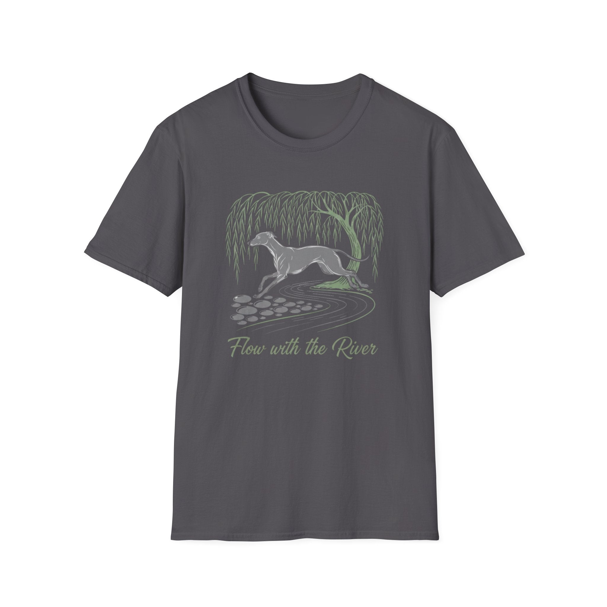 Flow With The River Greyhound T-Shirt