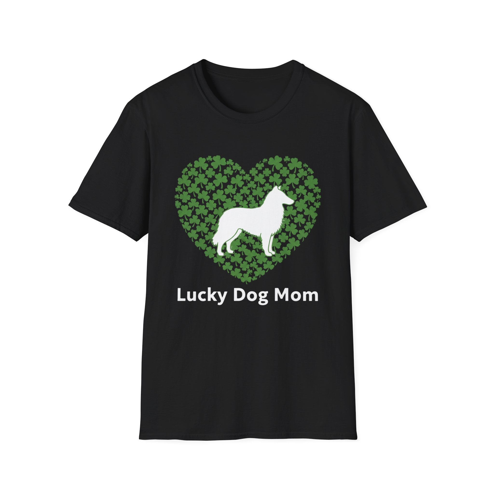 Lucky Dog Mom Sheltie T-Shirt