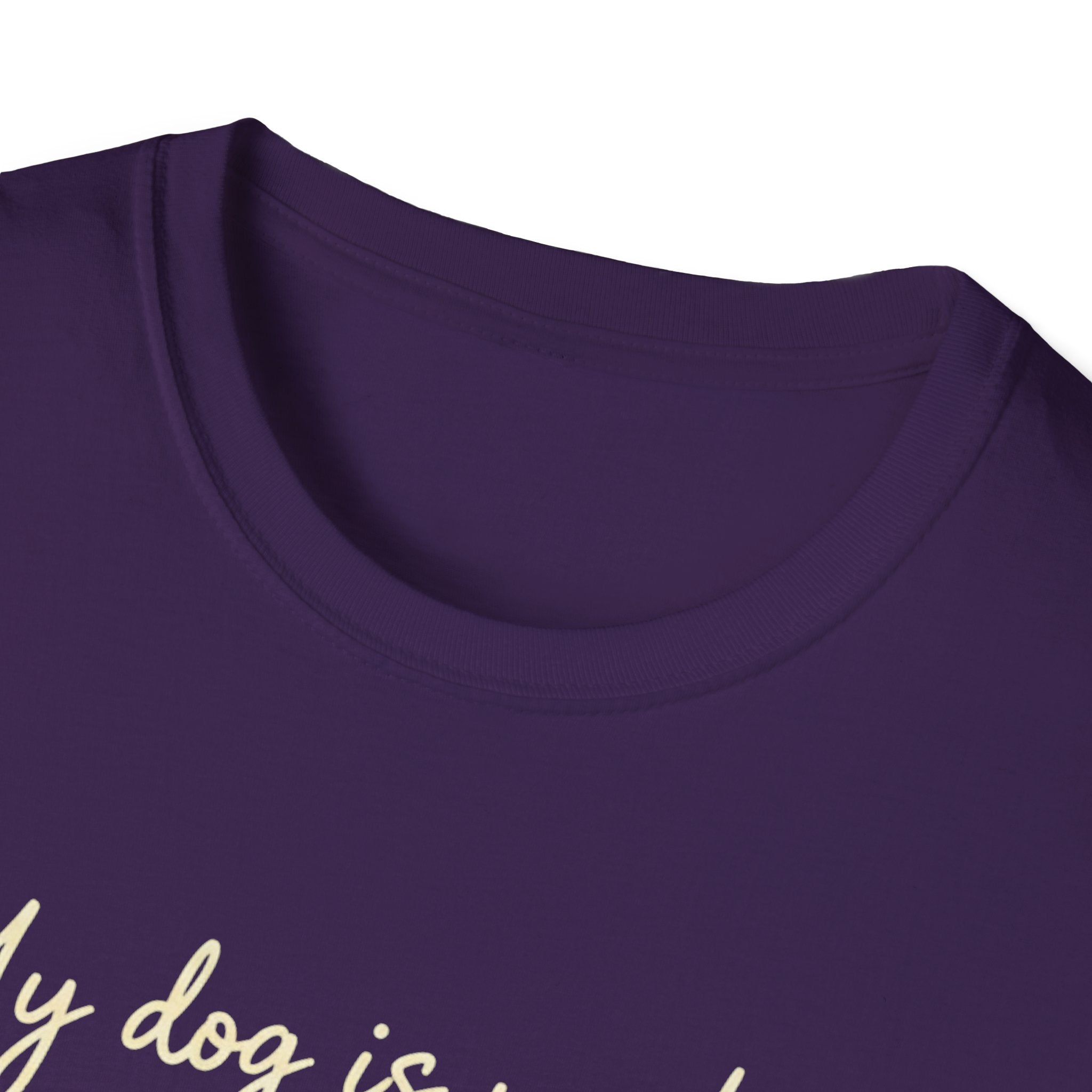 My Dog Is My Home Script T-Shirt