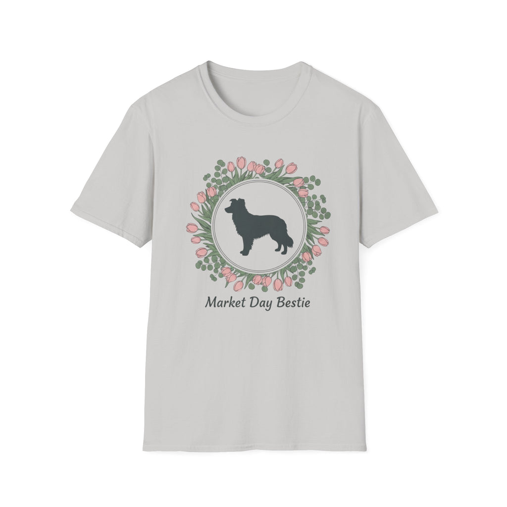 Market Day Bestie Border Collie T-Shirt