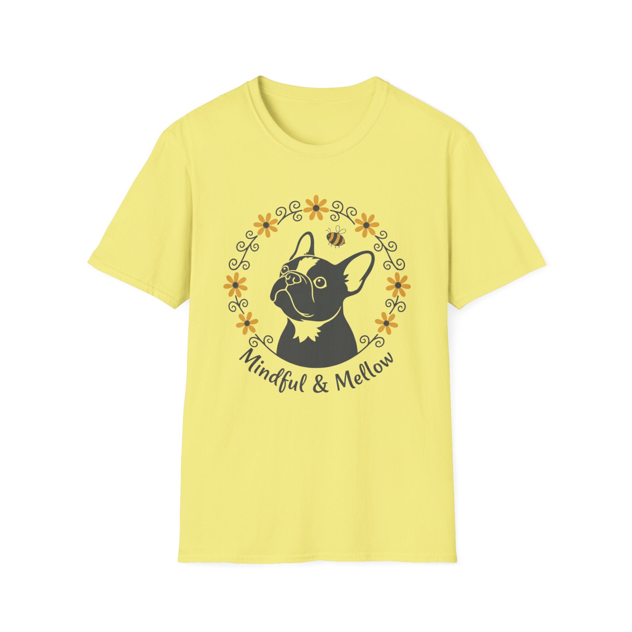 Mindful And Mellow French Bulldog T-Shirt