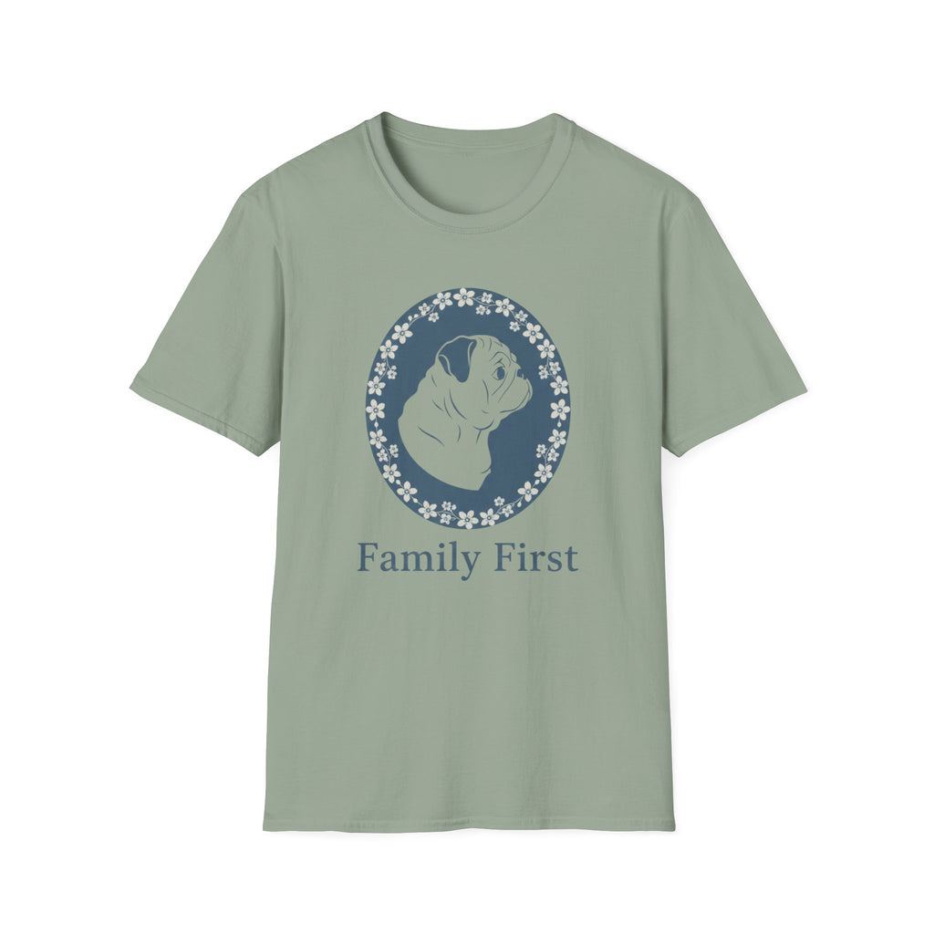 Family First Pug T-Shirt