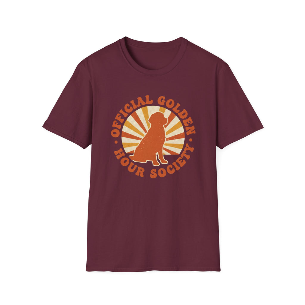 Official Golden Hour Society Golden Retriever T-Shirt