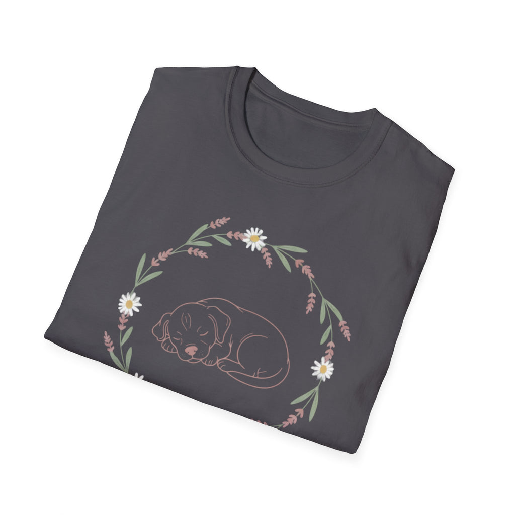 Dog Mom Botanical Wreath T-Shirt