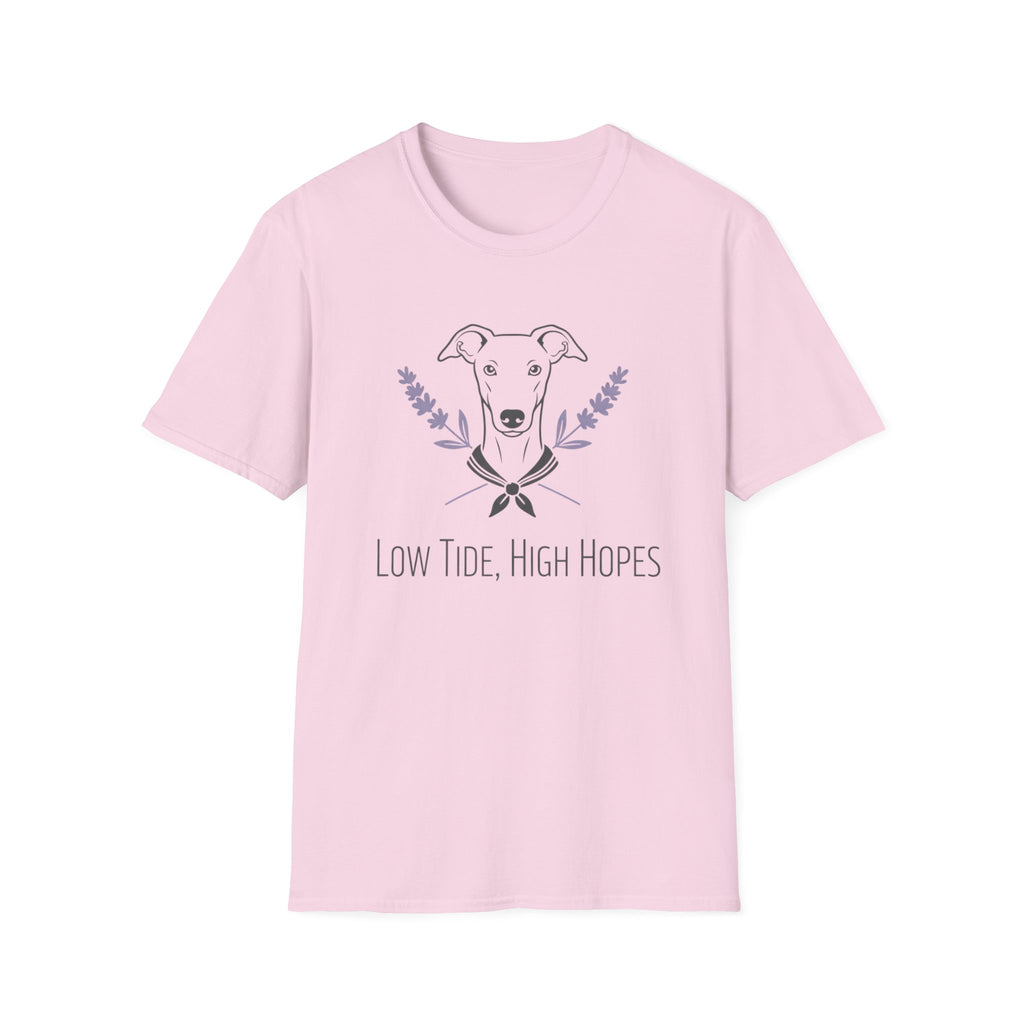 Low Tide.  High Hopes Greyhound T-Shirt