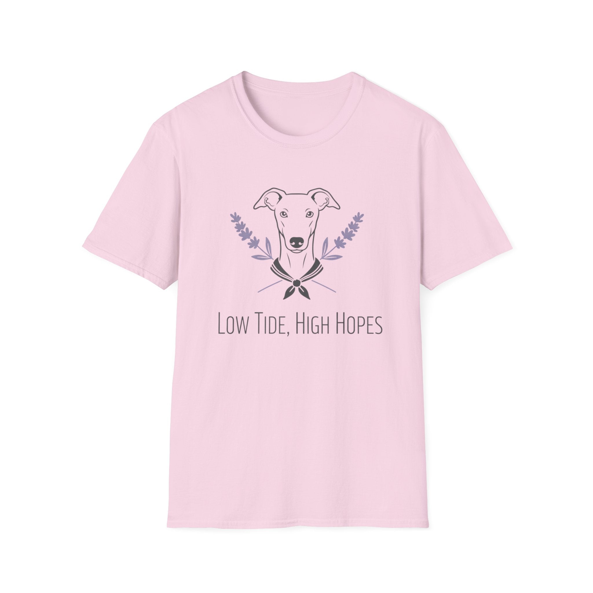 Low Tide.  High Hopes Greyhound T-Shirt