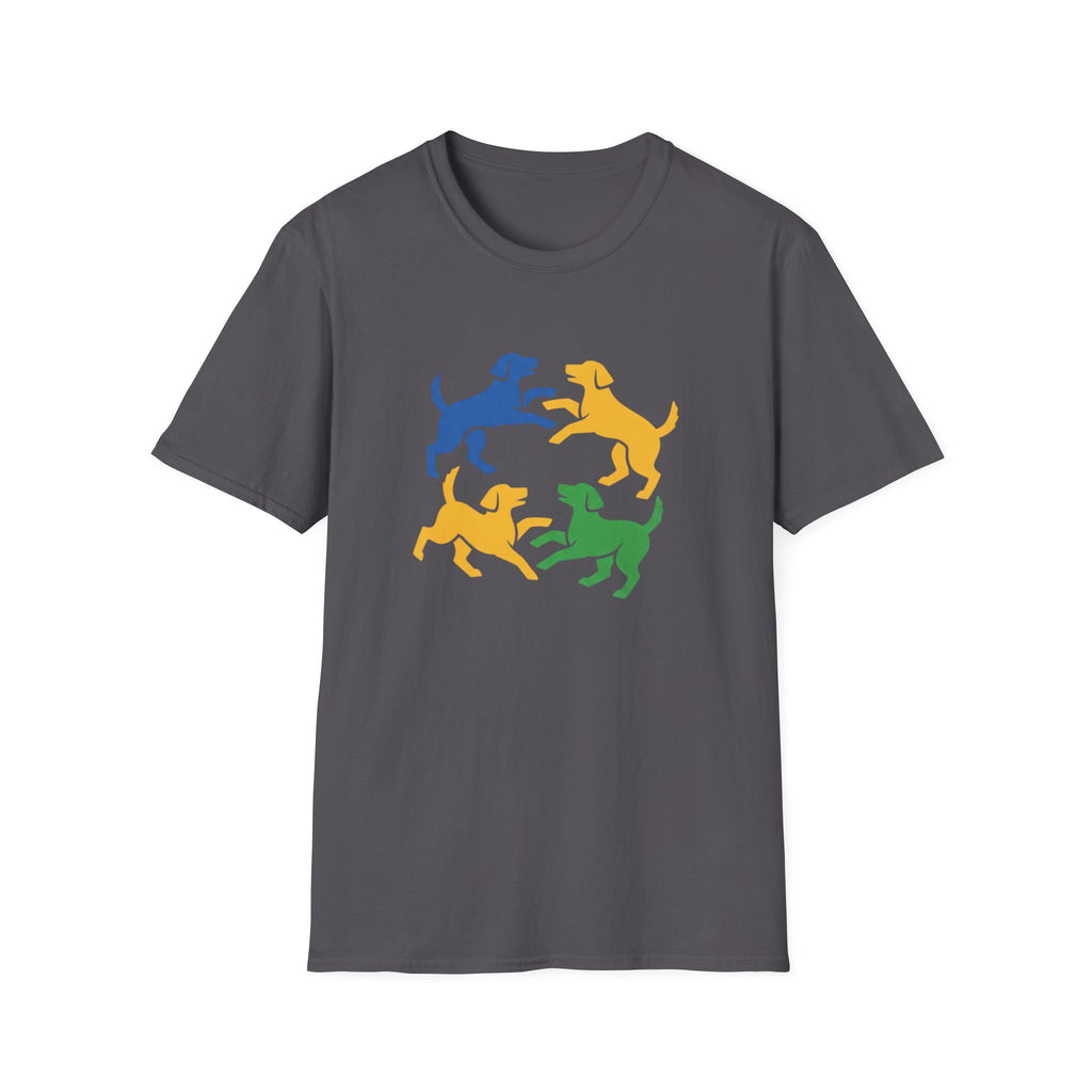 Four Dogs Playing T-Shirt