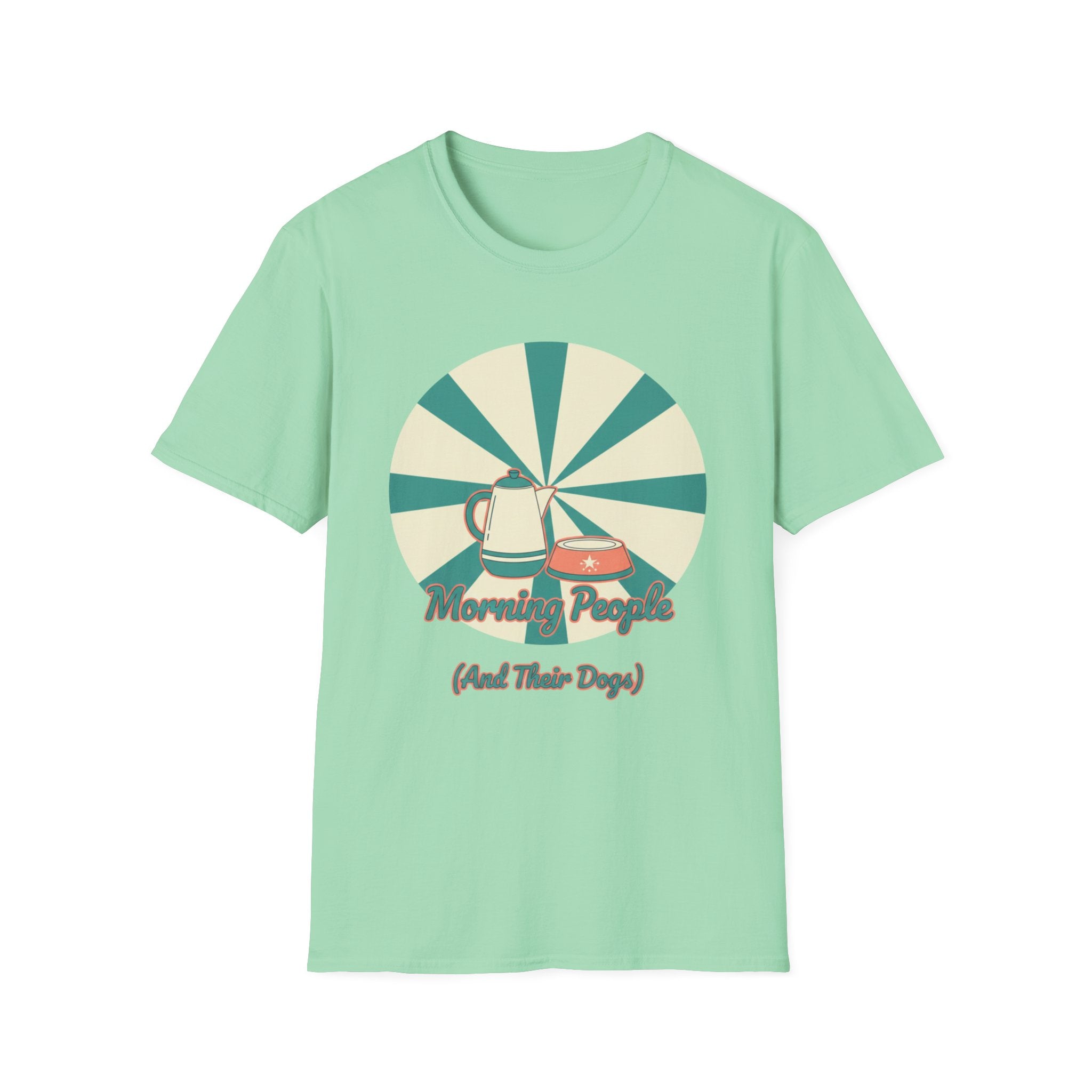 Morning People And Their Dogs T-Shirt