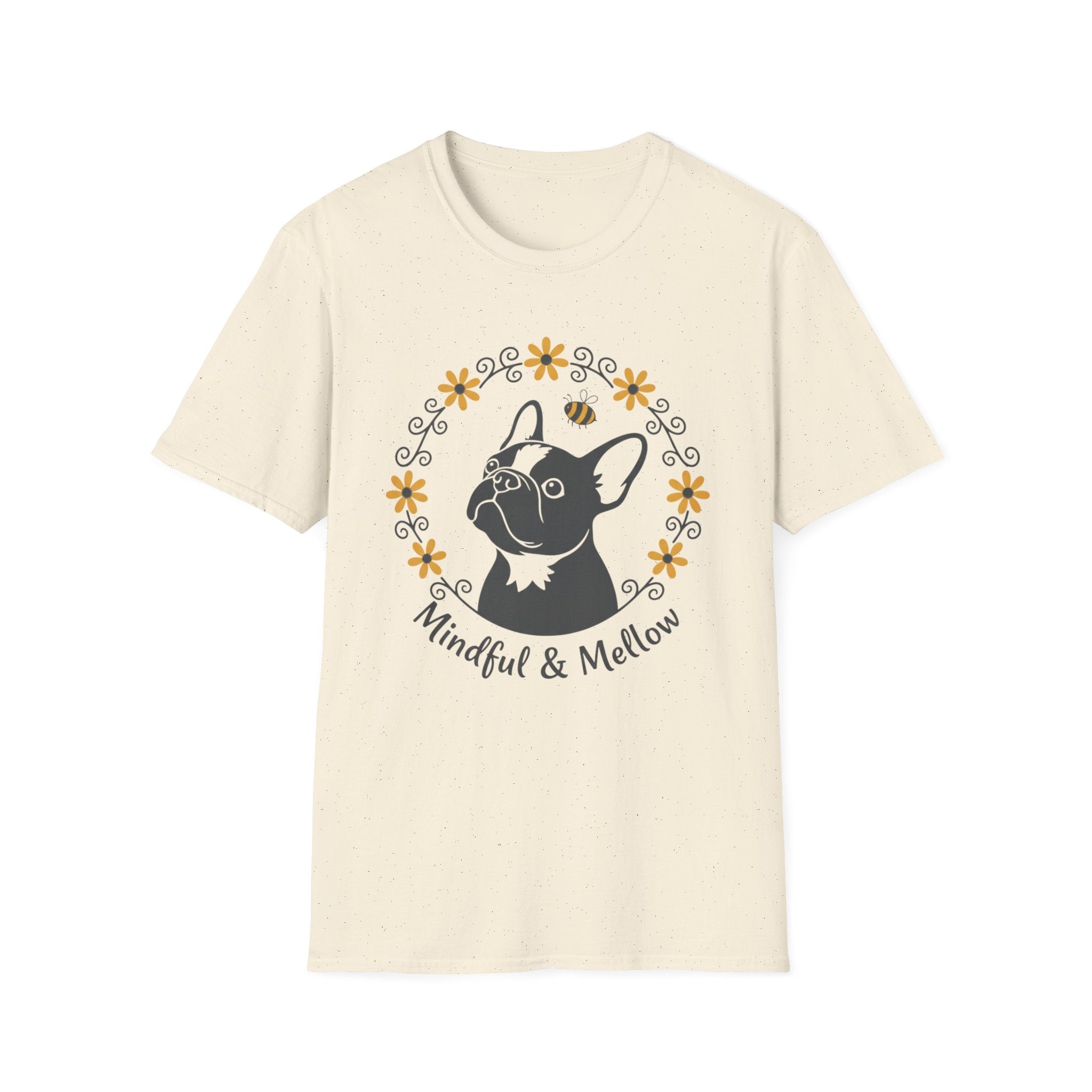 Mindful And Mellow French Bulldog T-Shirt
