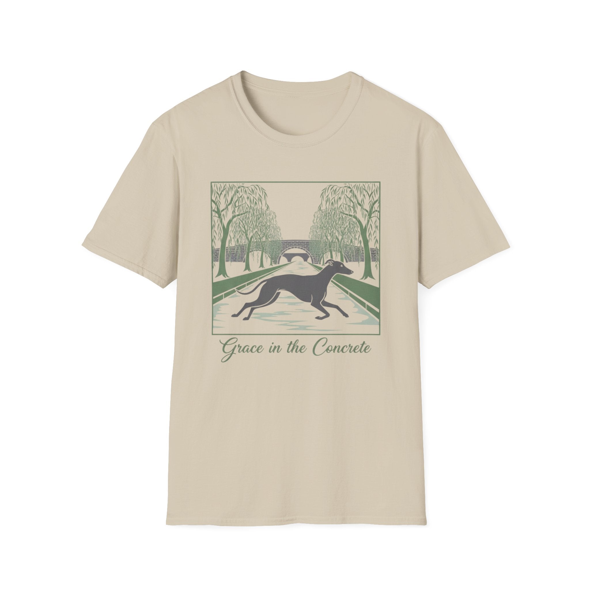 Grace In The Concrete Greyhound T-Shirt