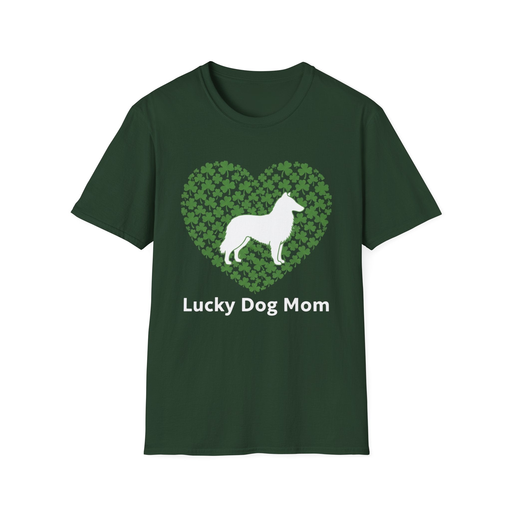 Lucky Dog Mom Sheltie T-Shirt
