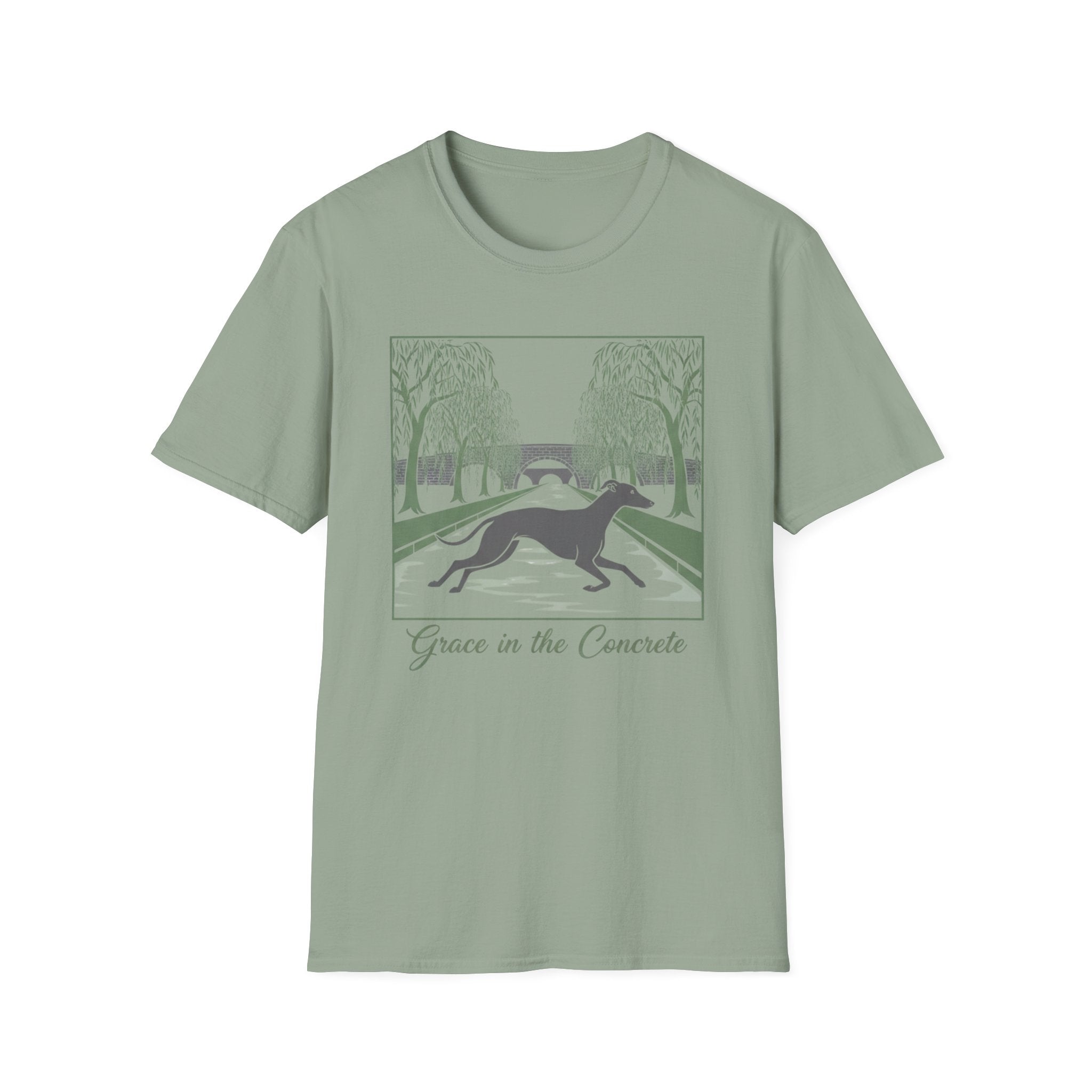 Grace In The Concrete Greyhound T-Shirt