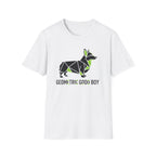 Geometric Good Boy Corgi T-Shirt