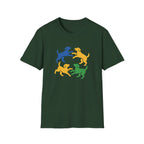 Four Dogs Playing T-Shirt