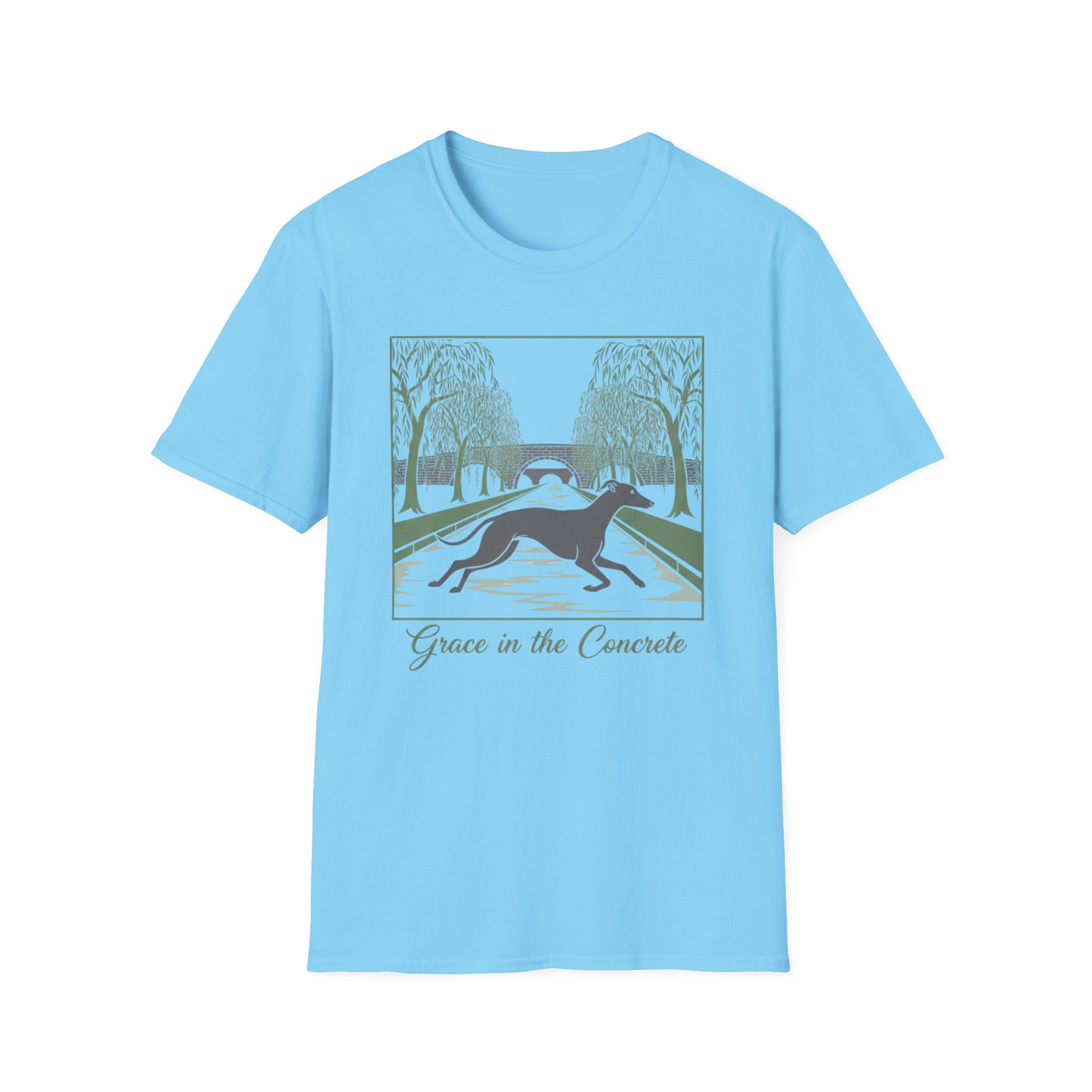 Grace In The Concrete Greyhound T-Shirt