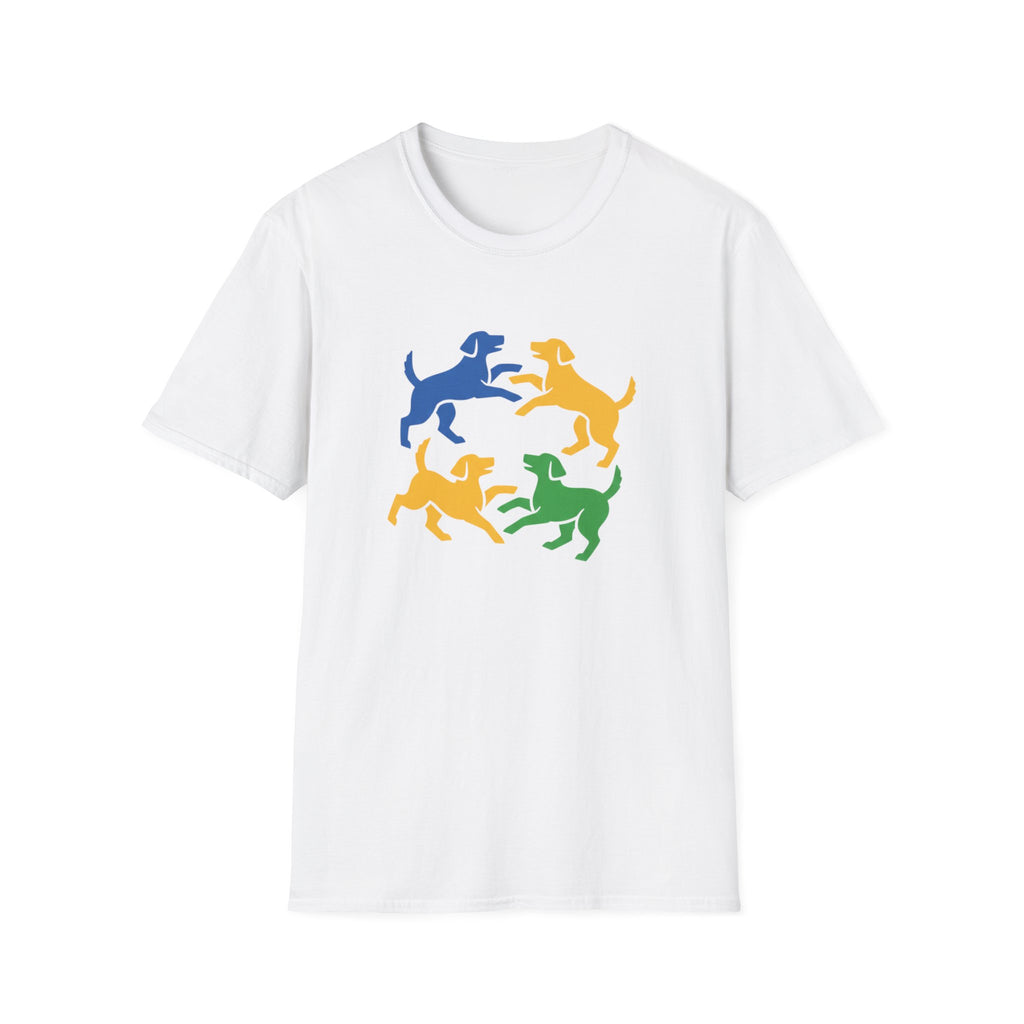 Four Dogs Playing T-Shirt