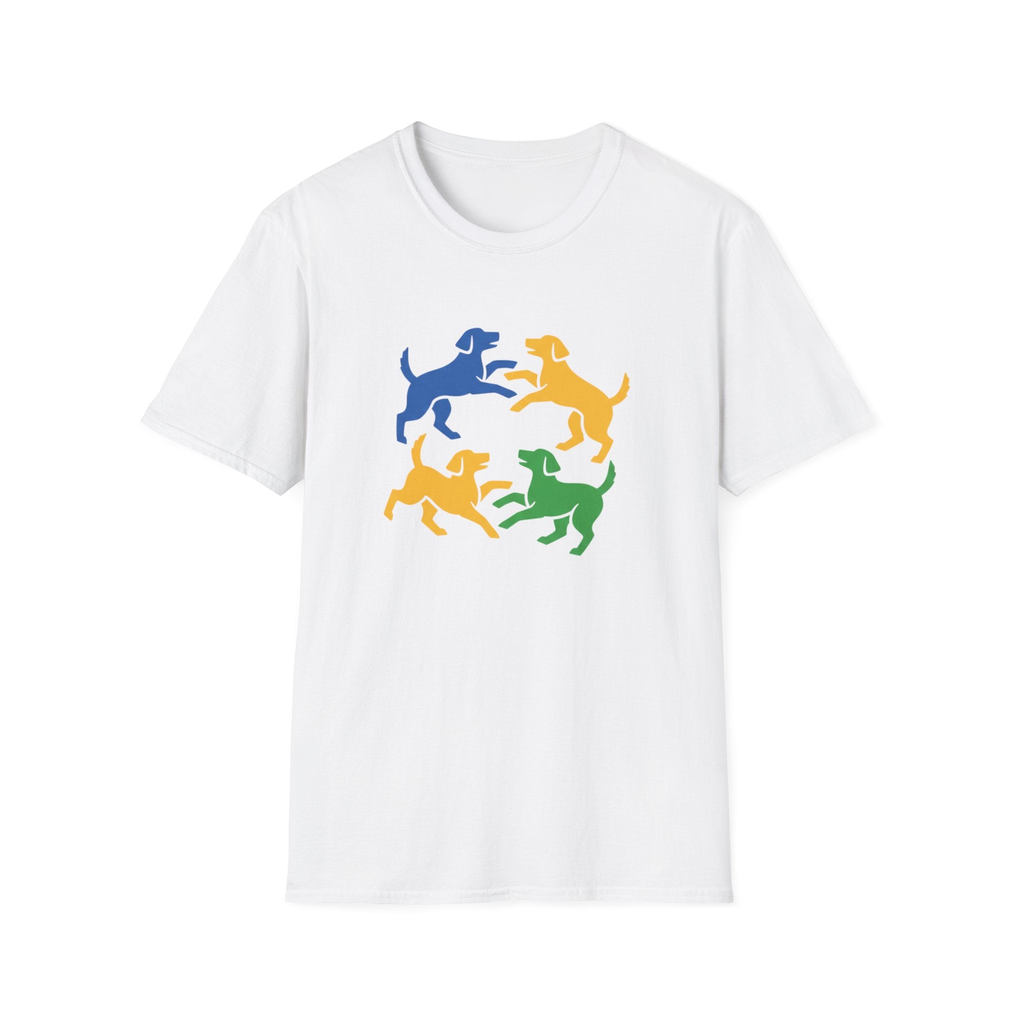 Four Dogs Playing T-Shirt