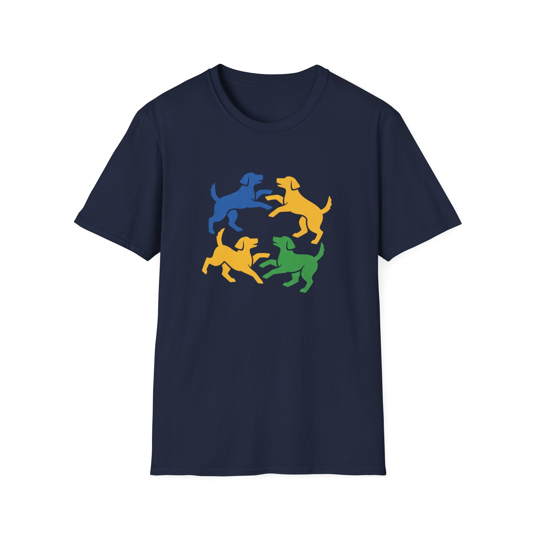 Four Dogs Playing T-Shirt