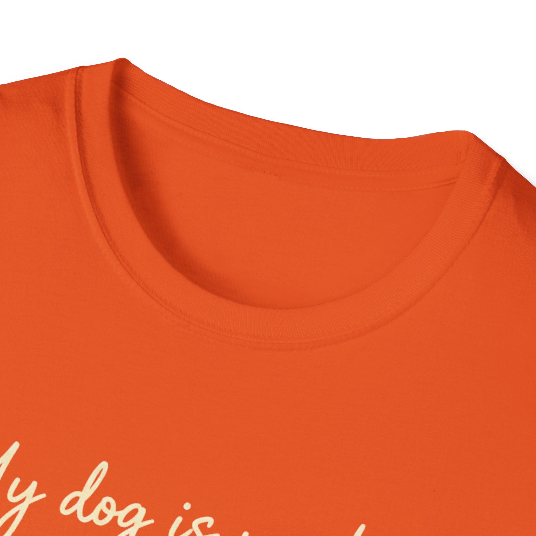 My Dog Is My Home Script T-Shirt