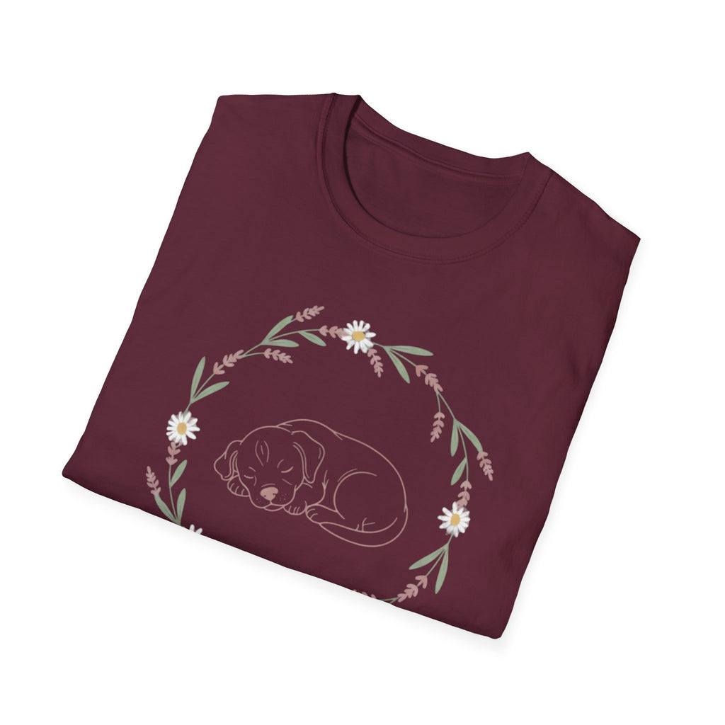 Dog Mom Botanical Wreath T-Shirt