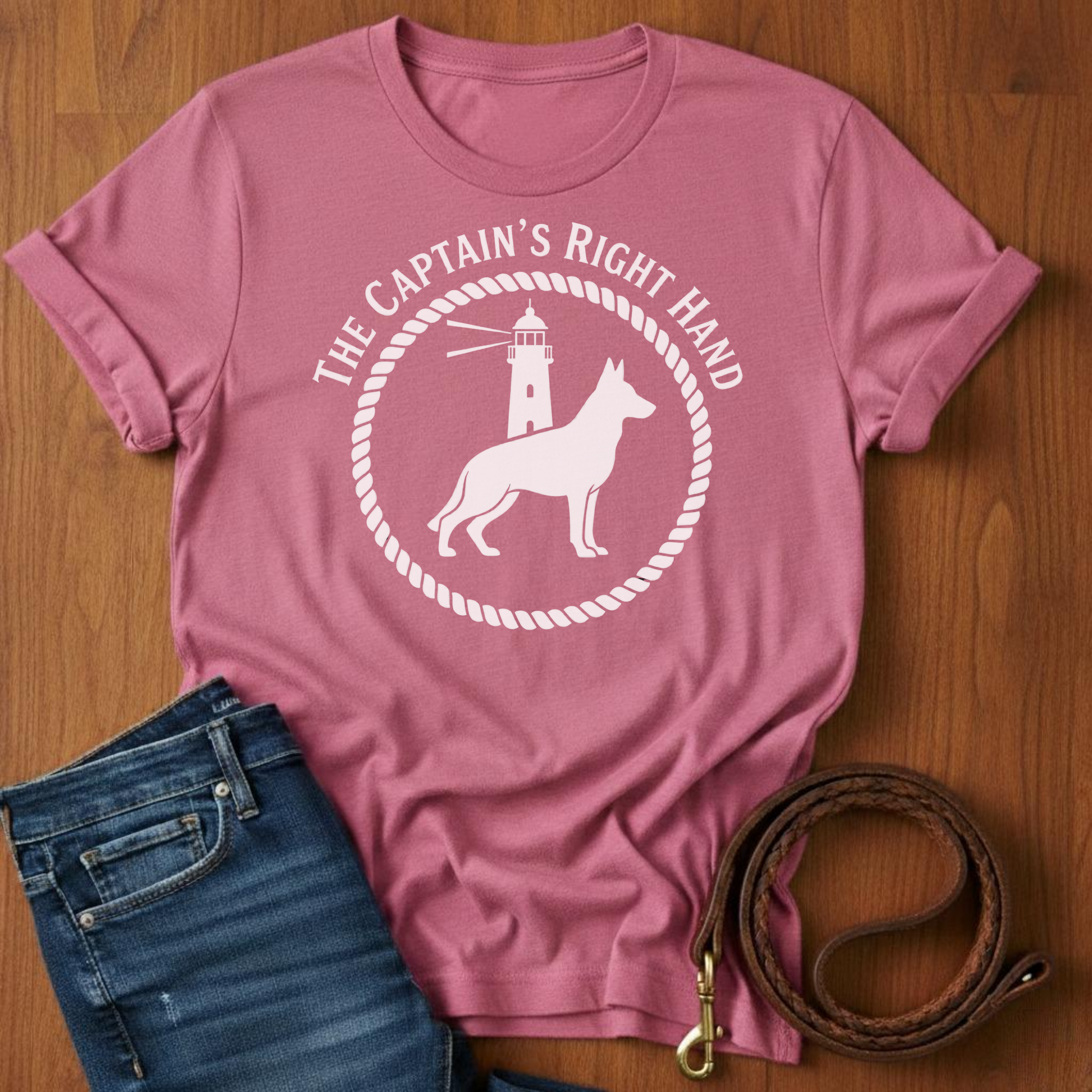 The Captain's Right Hand German Shepherd T-Shirt