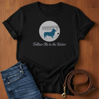 Follow Me To The Water Corgi T-Shirt — lifestyle shot — Always My Dog