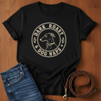 Dark Roast Dog Naps T-Shirt — lifestyle shot — Always My Dog