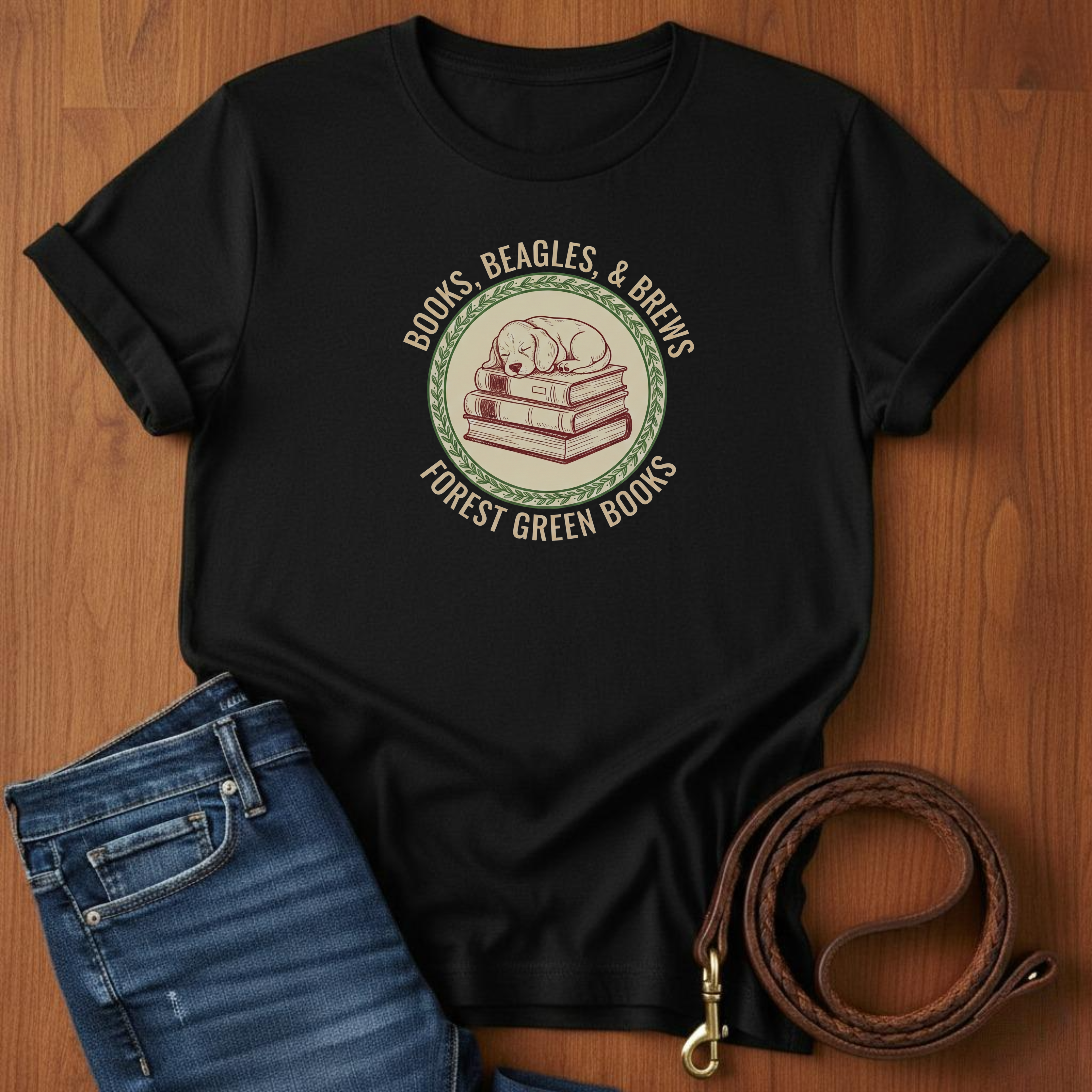 Books, Beagles, and Brews T-Shirt