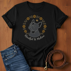 Mindful And Mellow French Bulldog T-Shirt — lifestyle shot — Always My Dog