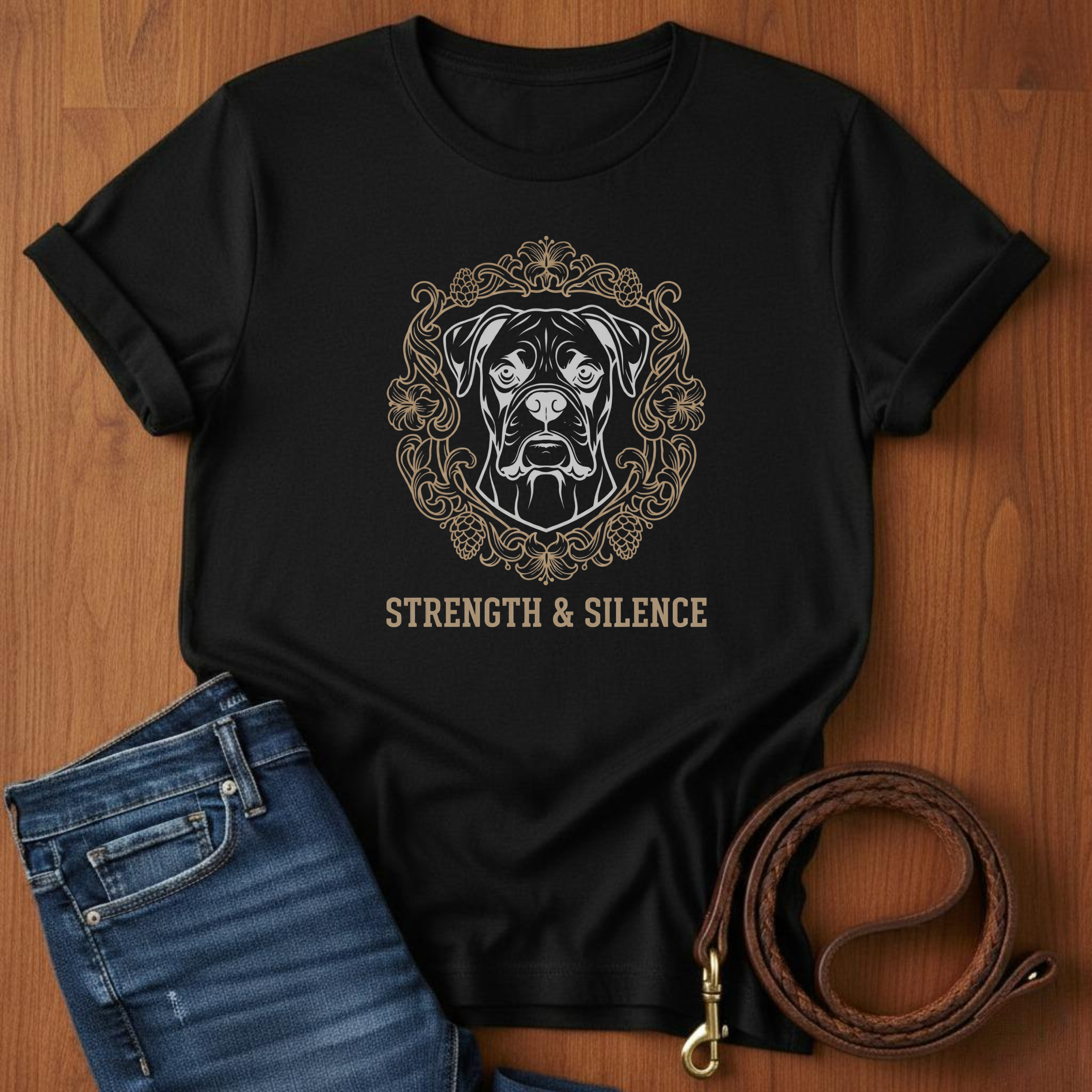 Strength & Silence Boxer T-Shirt