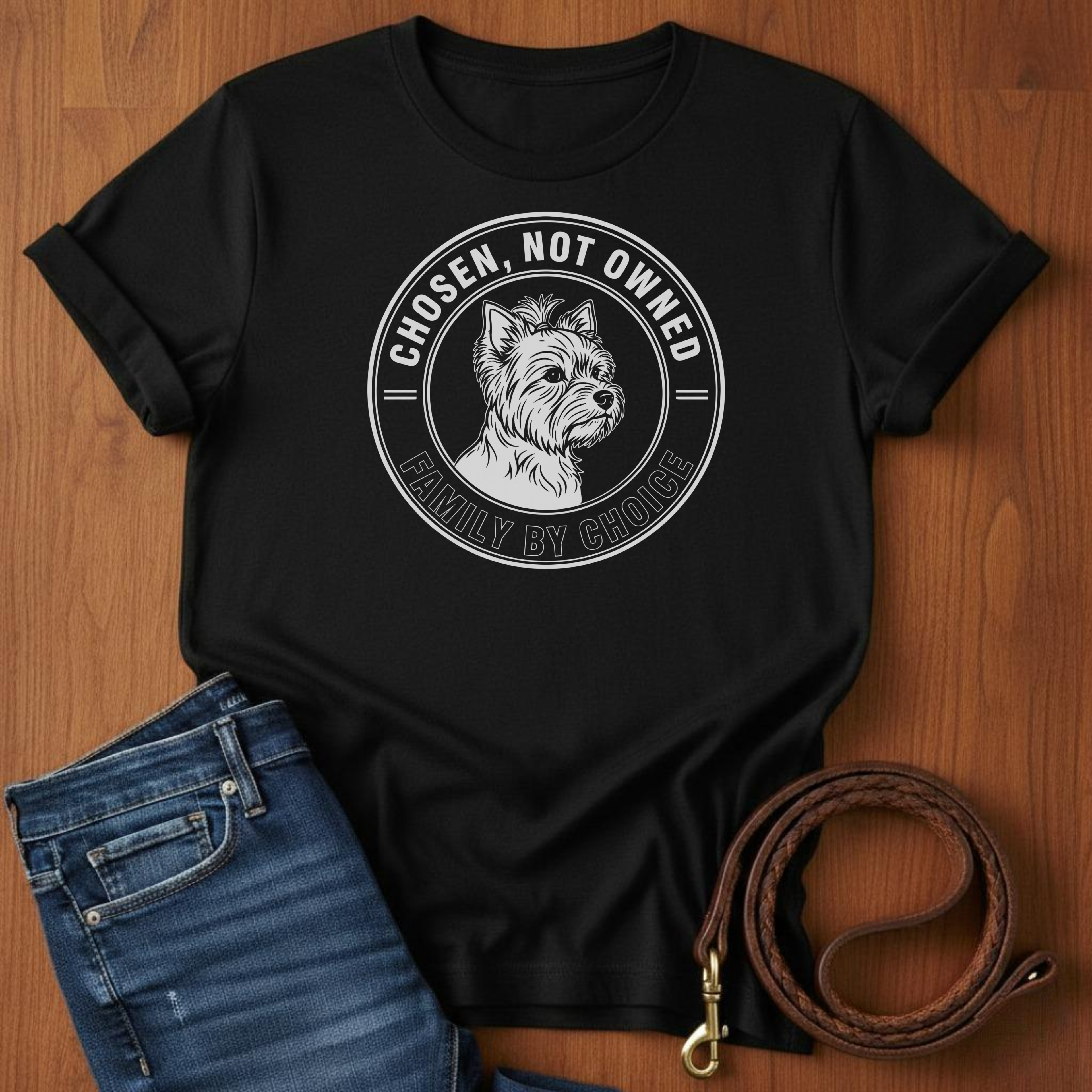 Chosen, Not Owned Yorkshire Terrier T-Shirt