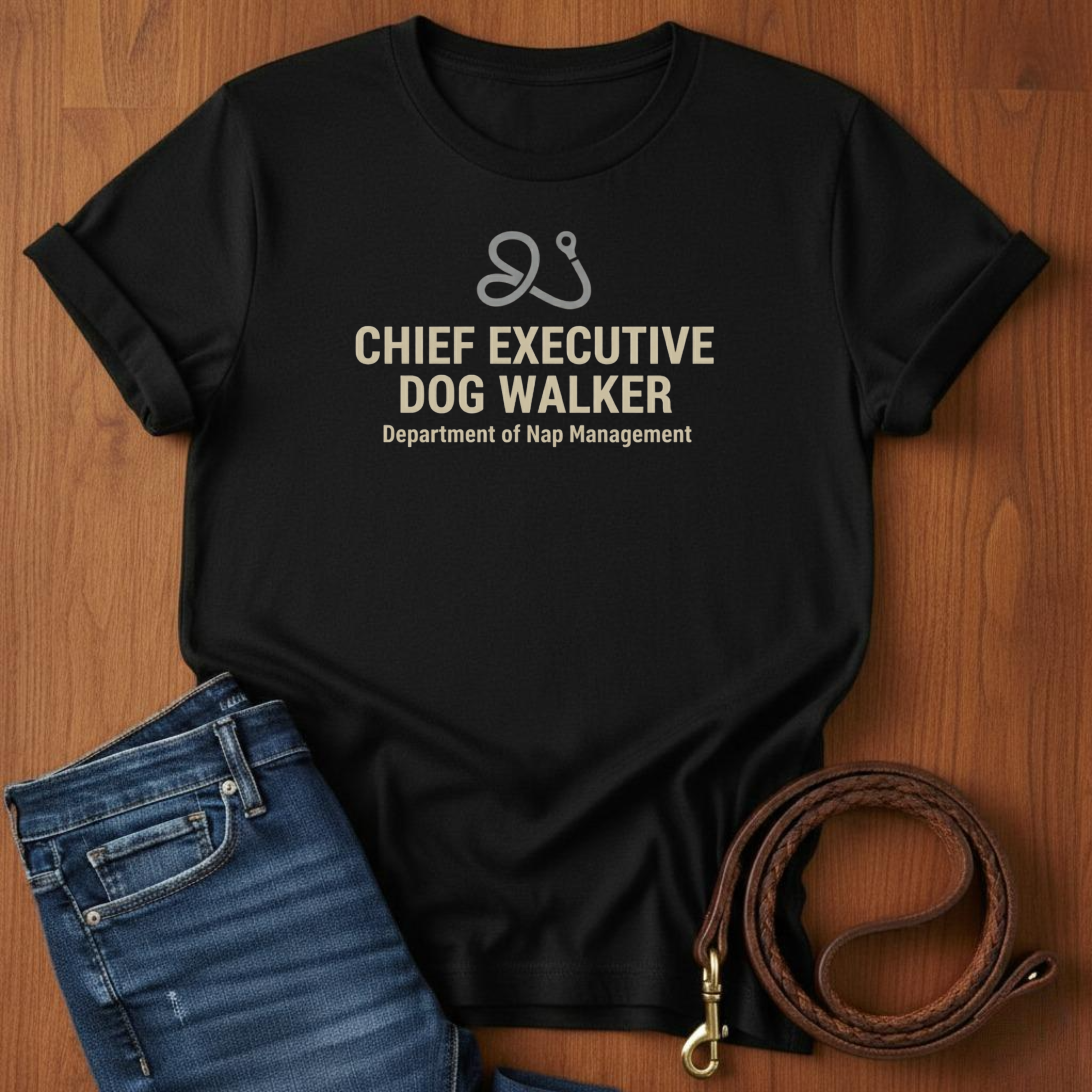 Chief Executive Dog Walker T-Shirt