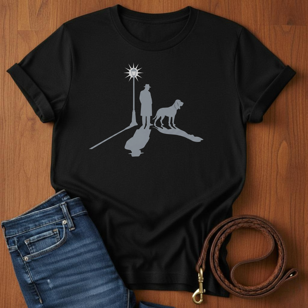 Cinematic Man and Dog T-Shirt