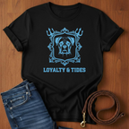 Loyalty and Tides Boxer T-Shirt — lifestyle shot — Always My Dog