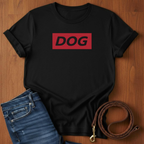 Red Dog T-Shirt — lifestyle shot — Always My Dog