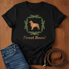 Forest Bound Golden Retriever T-Shirt — lifestyle shot — Always My Dog