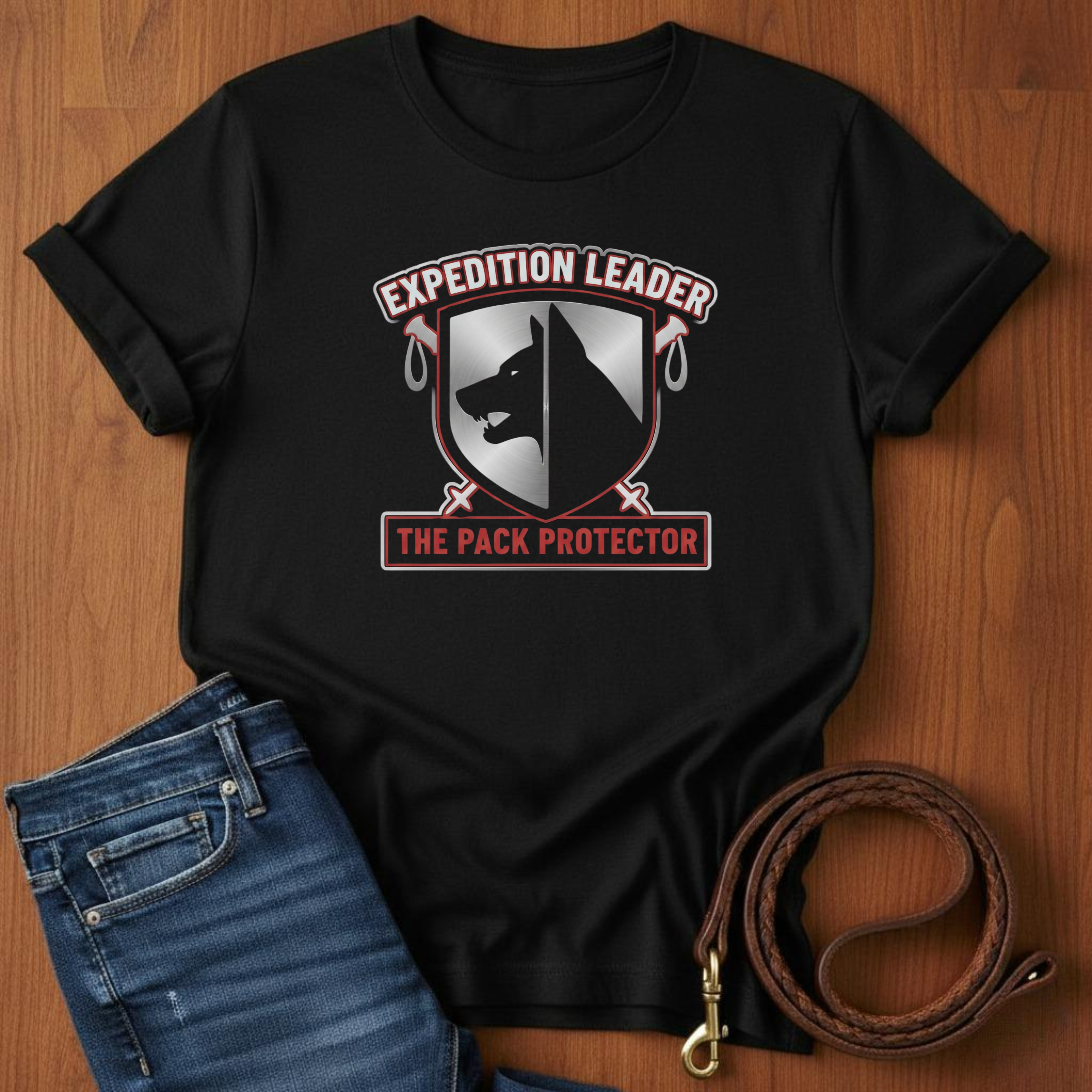 Expedition Leader T-Shirt — lifestyle shot — Always My Dog