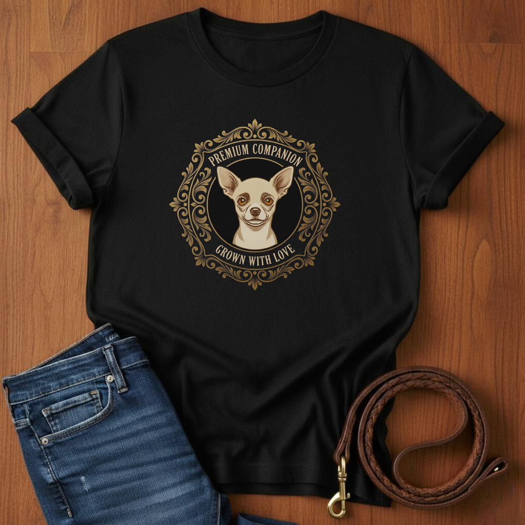 Premium Companion.  Grown With Love Chihuahua T-Shirt