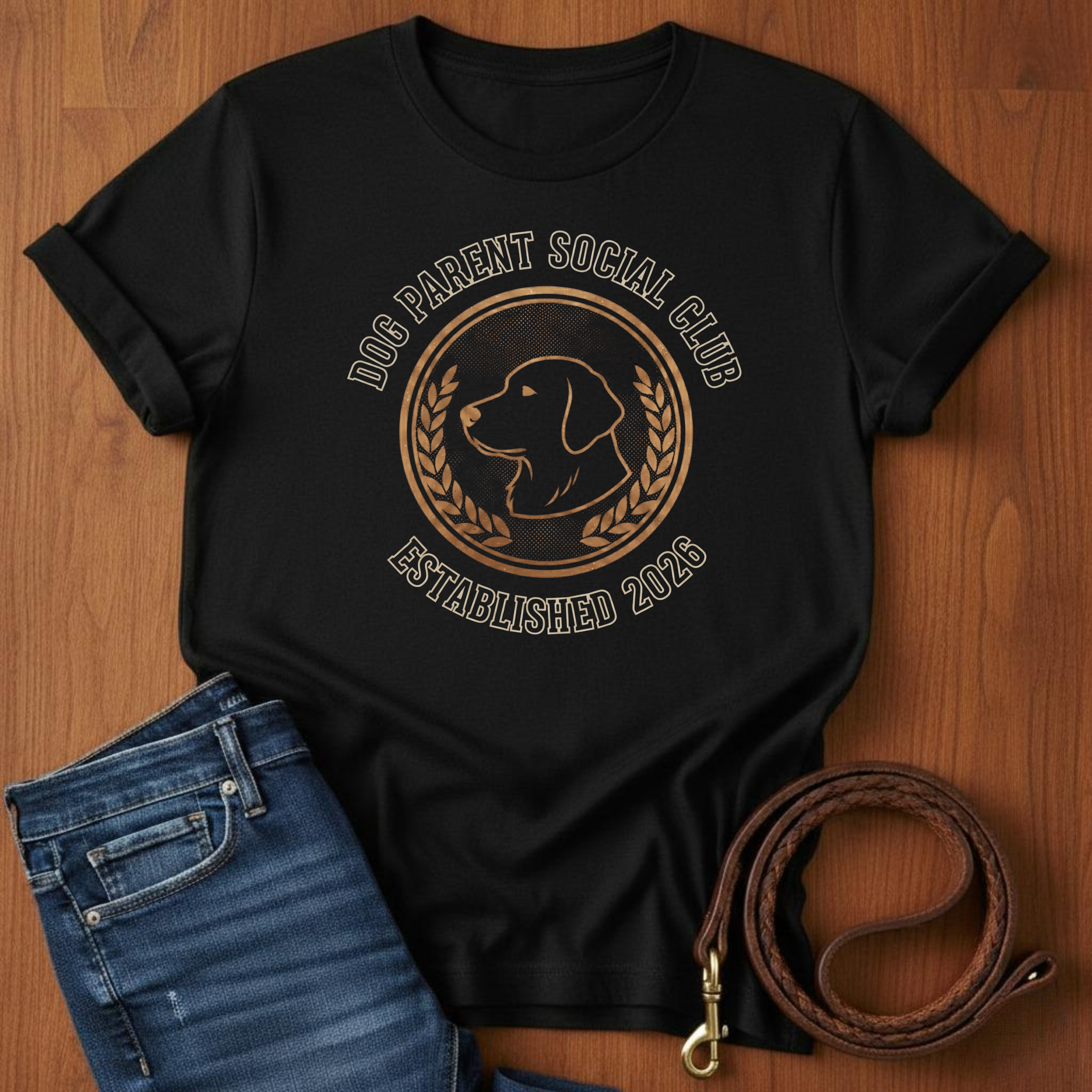 Dog Parent Social Club T-Shirt — lifestyle shot — Always My Dog