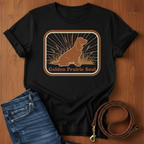 Golden Prairie Soul Spaniel T-Shirt — lifestyle shot — Always My Dog