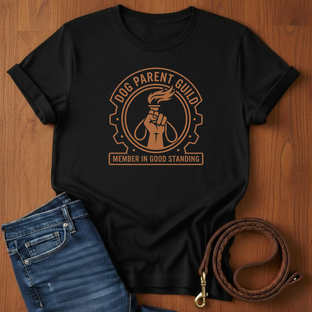 Dog Parent Guild T-Shirt — close-up — Always My Dog