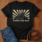 Golden City Soul Spaniel T-Shirt — lifestyle shot — Always My Dog