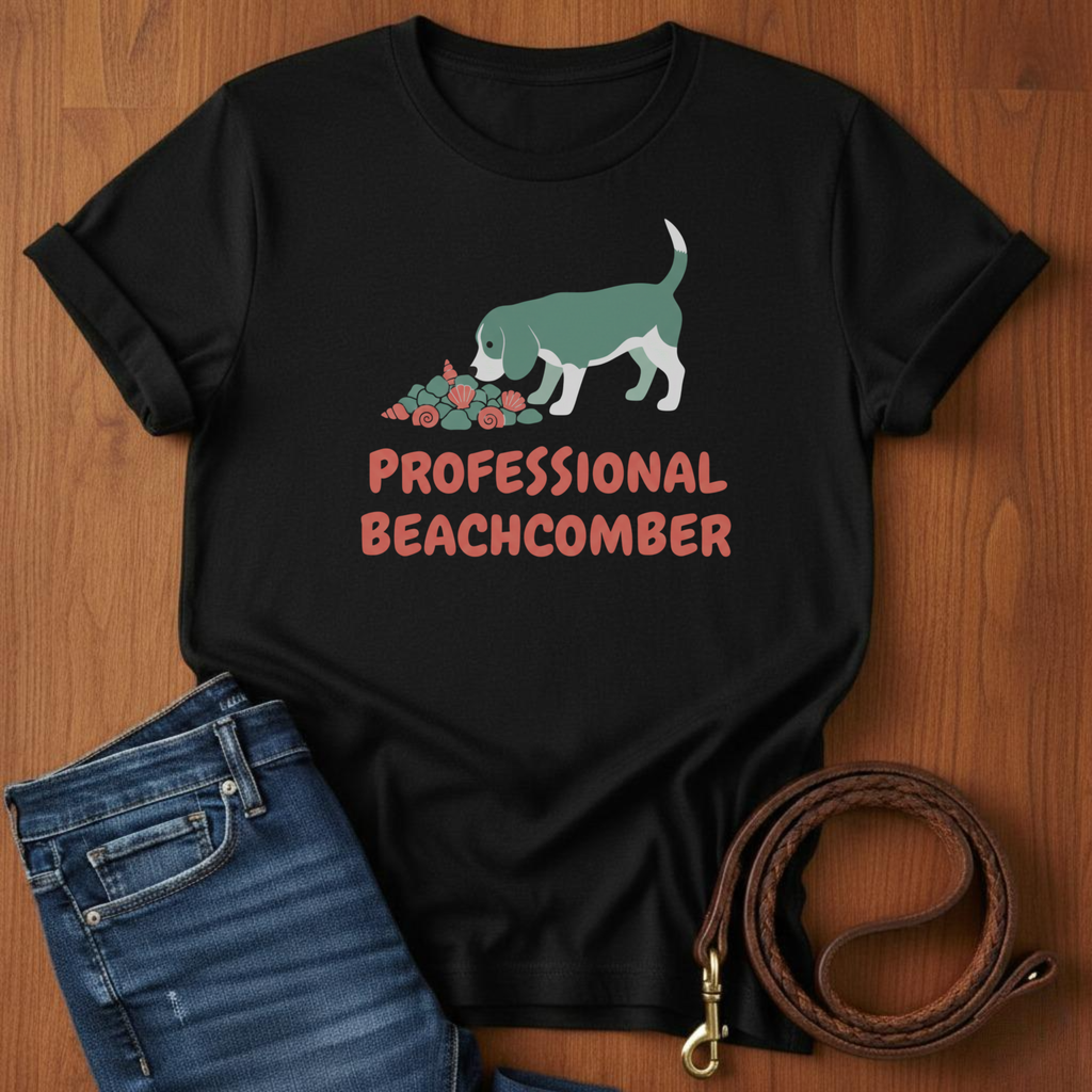 Professional Beachcomber Beagle T-Shirt