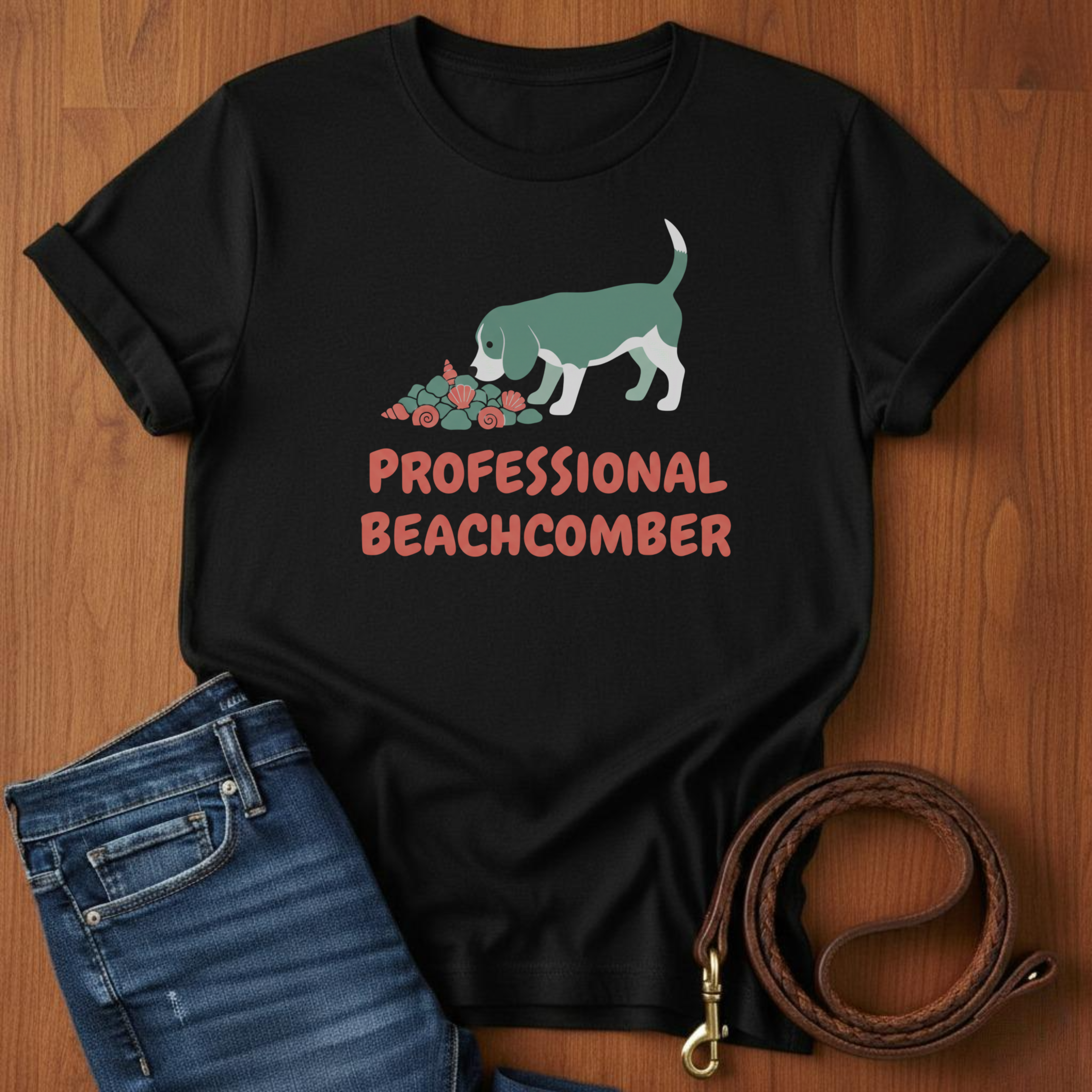 Professional Beachcomber Beagle T-Shirt