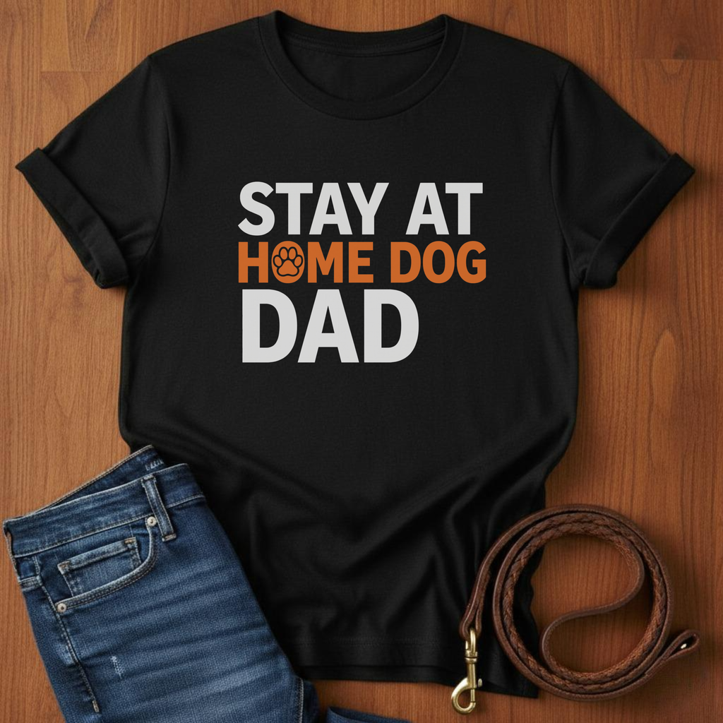Stay At Home Dog Dad T-Shirt